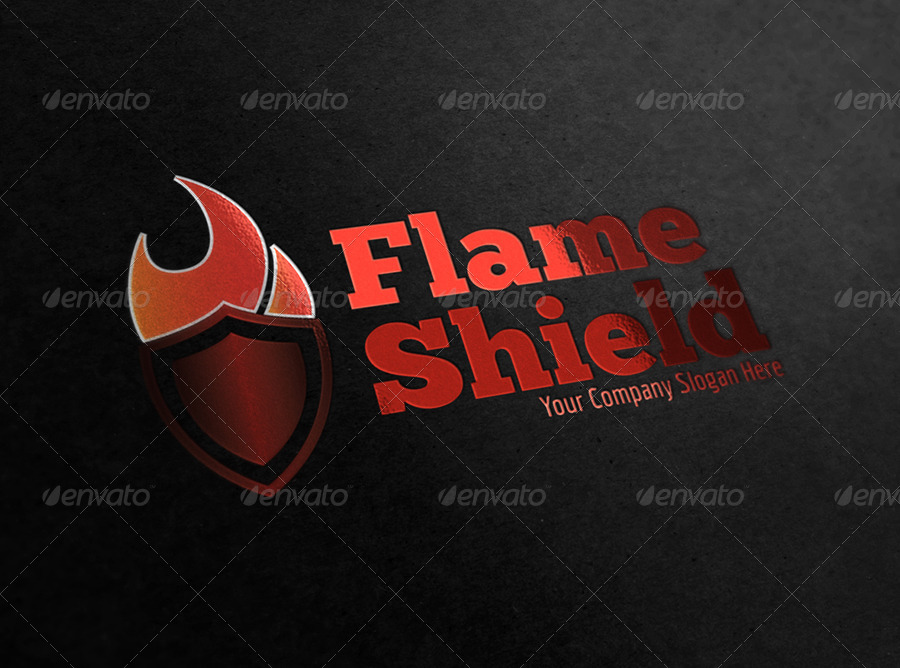 Flame Shield Logo by OWPictures | GraphicRiver